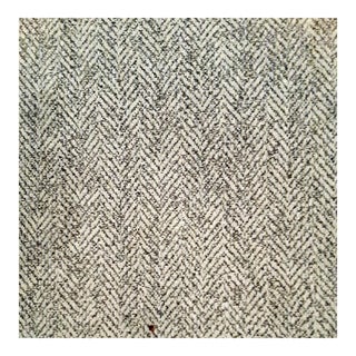 Vintage Ralph Lauren "Salt & Pepper" Herringbone Chenille: 6 Yards For Sale