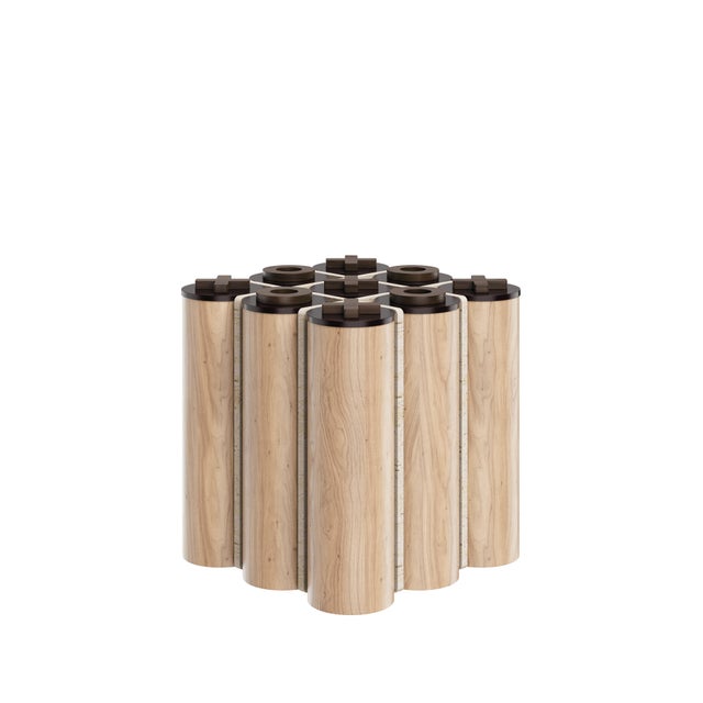 Contemporary Kensington Tic-Tac-Toe Table from Wood Tailors Club For Sale - Image 3 of 16