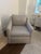 Pair of Pristine Mitchell Gold Swivel GiGi Club Chairs For Sale - Image 9 of 12