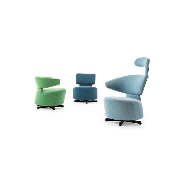 Toshiyuki kita set of three aki - biki - canta armchair for cassina the rhythm of life in the smart working era and the...