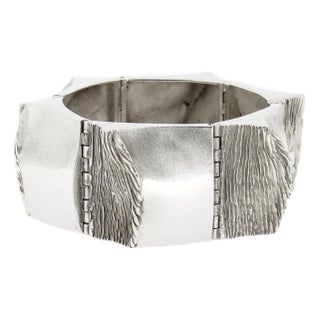 Finnish Modernist Matti Hyvärinen for Sirokoro Sterling Silver Link Bracelet For Sale