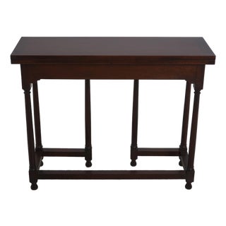 Stickley Cw-141 Colonial Williamsburg Mahogany Hall Table For Sale