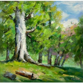 Impressionistic Landscape Original Oil Painting For Sale