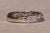 Metal The Old West Lake: Double Row Natural Diamond Band For Sale - Image 7 of 10