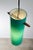 Mid-Century Green Glass Cylinder with Wooden Stem Luxus, Sweden, 1960s For Sale - Image 6 of 8