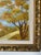 Yellow 1970s Vintage Impressionist Autumn Landscape Oil on Masonite Board – Framed For Sale - Image 8 of 14