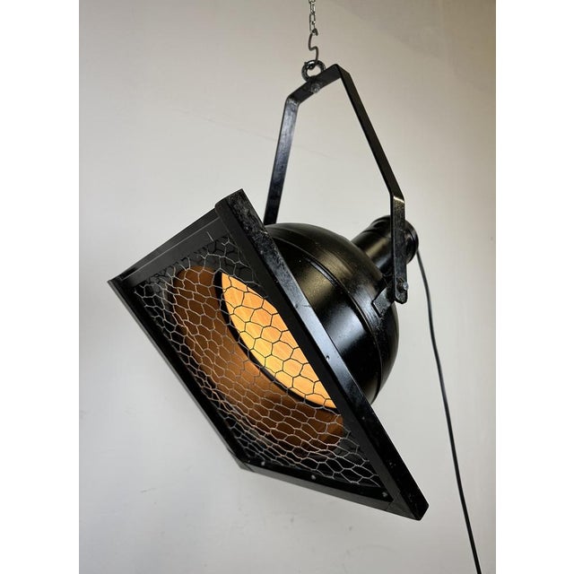 Vintage Black Theatre Spotlight, 1950s For Sale - Image 12 of 18