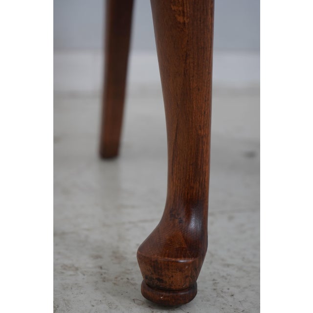 Set of 6 Cherry Queen Anne Dining Room Chairs For Sale - Image 11 of 18