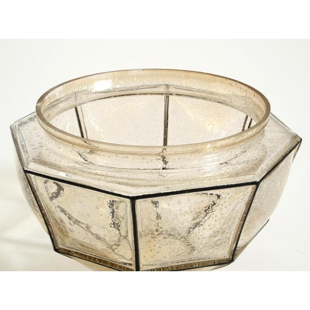 Vintage Glass Ceiling Lamp in Octagon Shape from Limburg, 1970s For Sale - Image 18 of 18