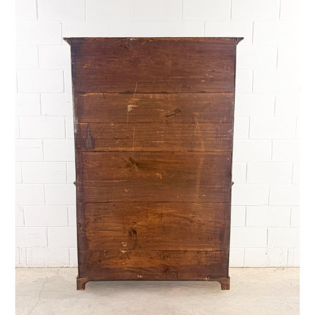 Mid 19th Century Antique Hutch 19th Century Country Farmhouse Primitive Dresser For Sale - Image 5 of 16