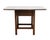 Ethan Allen Country Craftsman Solid Pine Early American Shaker Style 37" Drop Leaf Accent End Table 19-8304 - 219 Medium Brown Finish For Sale - Image 9 of 17