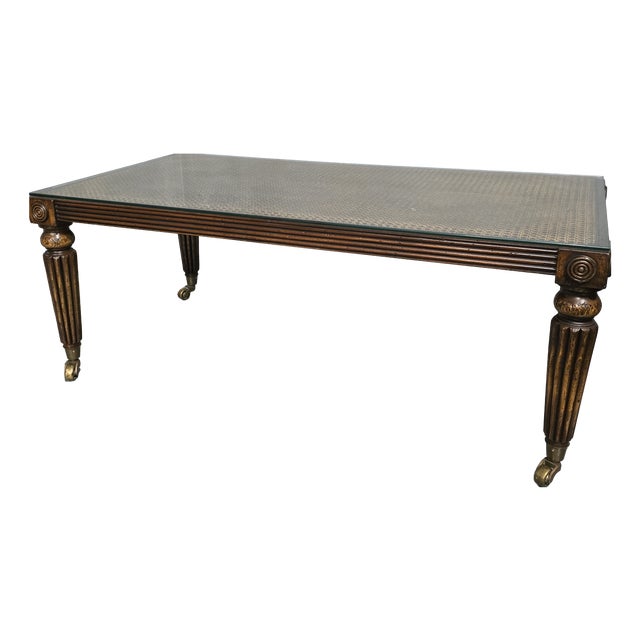 Regency Mahogany Coffee Table, 1920s For Sale