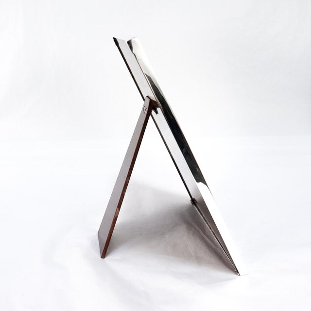 Late 20th Century Vintage Signed Cartier Sterling Silver Mid-Century Picture or Photo Frame For Sale - Image 5 of 17