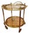 Vintage Brass Serving Trolley, 1950s For Sale