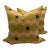 James Malone Zig Zag Pillows- A Pair For Sale