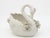 Italian Porcelain Swan Cachepot, Off White, Early 20th C. For Sale - Image 4 of 9