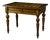 Geometric Parquetry Console or Writing Table in Ash and Oak, 1850-1870 For Sale