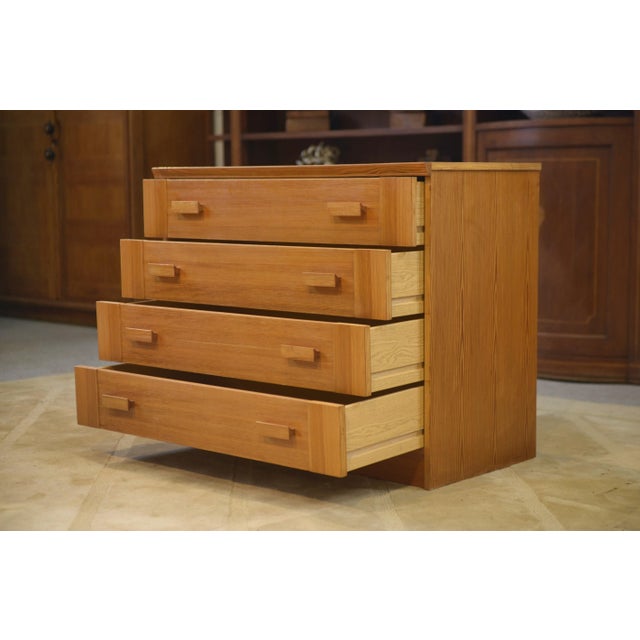 Pine Veneer Chest of Drawers, 1980s For Sale - Image 4 of 10