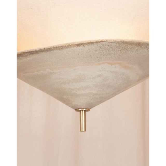 Accents Soft Gradient Two-Tier Felt Suspension in Brass by Elsa Foulon For Sale - Image 6 of 7