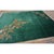 Antique Green Field Chinese Room Size Knotted Wool 1930s Rectangle Art Deco Rug For Sale - Image 10 of 10