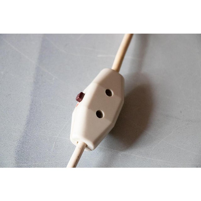 Perforated Metal Mushroom Table Lamp in the style of Carl Auböck, Austria, 1950s For Sale - Image 12 of 13