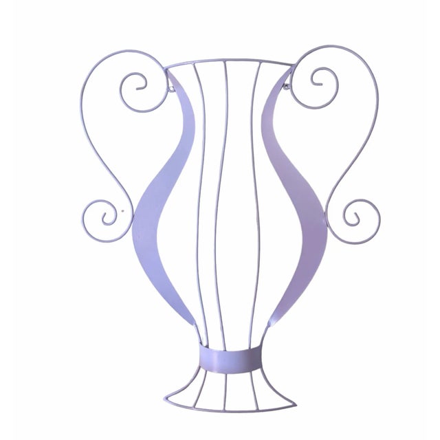 ** Item will be Professionally Fragile Packed by the UPS Store if paying Full, Listed Price. ** Pop Art Style Curved Metal...