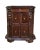 Brown 19th Century Italian Renaissance Style Carved Dark Walnut Night Stand - a Pair For Sale - Image 8 of 12
