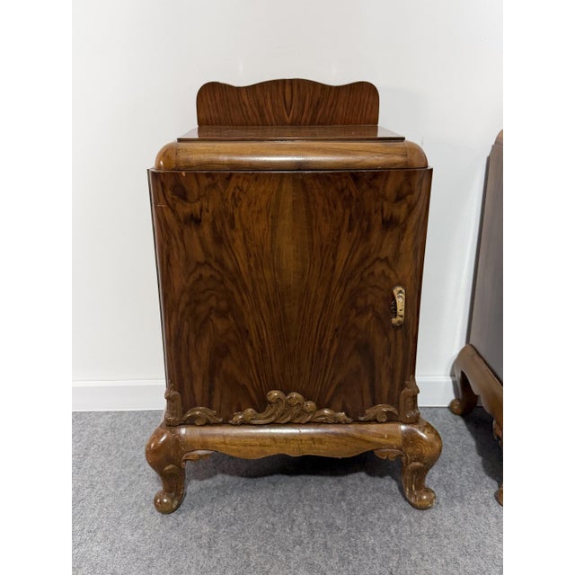 Italian Art Deco Bedside Tables, 1940, Set of 2 For Sale - Image 6 of 12