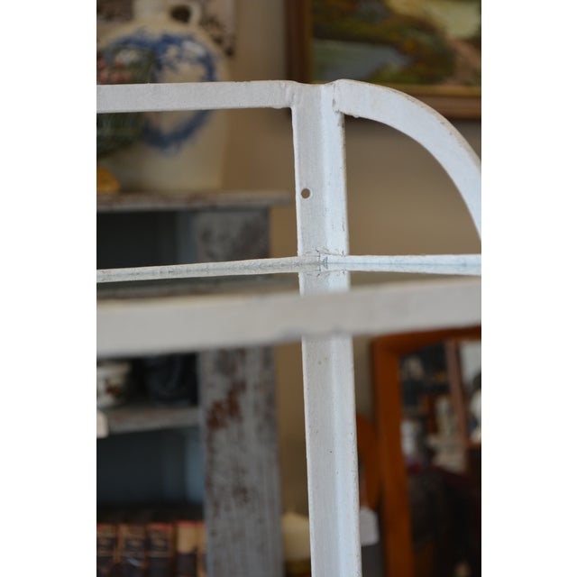 Vintage White Ornate Iron & Metal Table W/ Shelves - Bakers Rack or Patio Plant Stand For Sale - Image 11 of 18