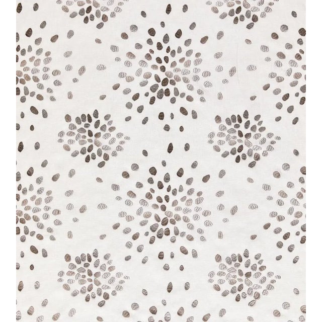 Traditional The House of Scalamandré Firefly Fabric, Silver For Sale - Image 3 of 3