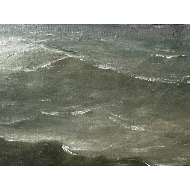 Victorian Maritime Painting Masterpiece Sailing Ship Susannah Thrift Brig With Pilot St Nicholas C1880 For Sale - Image 14 of 18