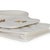 White Quilted Caviar Twist Your Buttons Coin Purse With Chain For Sale In New York - Image 6 of 9