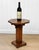 - Original Traditional Pine Plant Stand / Pedestal Table - Deep Satin Finish with Wonderful Patina Throughout - Octagonal...