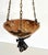 Italian Art Deco Alabaster Hanging Light with Wrough Iron Dagonfly and Chain, 1920s For Sale - Image 17 of 18