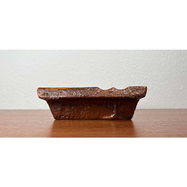 Vintage West German Pottery WGP Fat Lava Ashtray, 1970s For Sale - Image 9 of 18