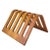 Postmodern Bernhard Pederson & Son Bentwood Desktop File or Magazine Rack For Sale - Image 11 of 11