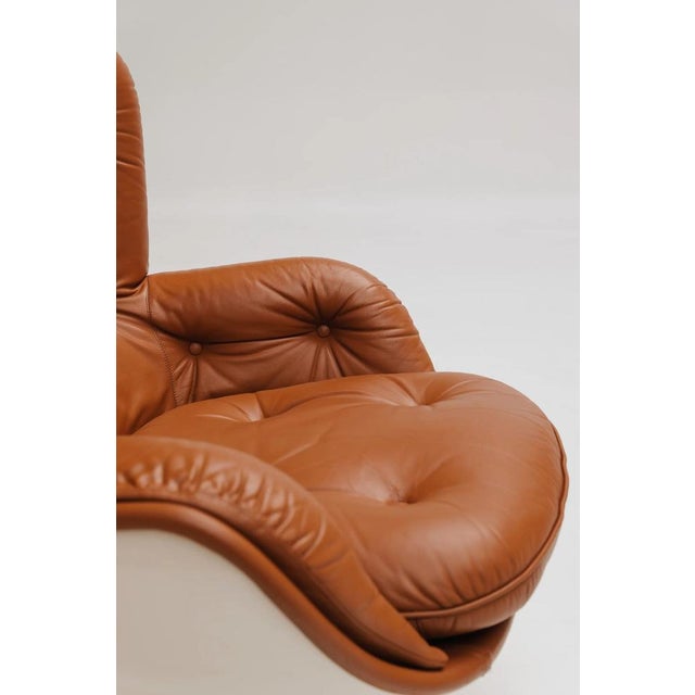 Karate Lounge Chairs and Ottomans by Michel Cadestin for Airborne, 1970s, Set of 3 For Sale - Image 10 of 15