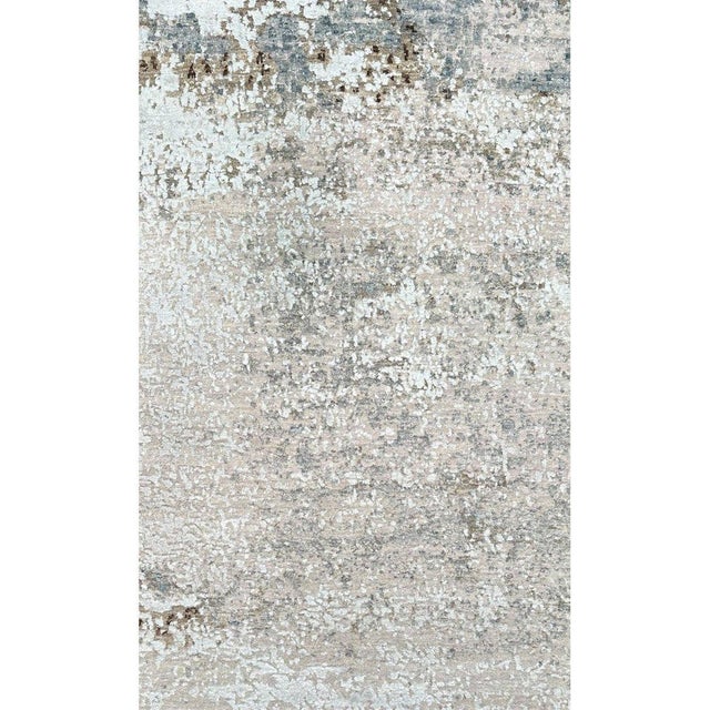 Handwoven Modern Abstract Runner Rug 2x20 For Sale - Image 4 of 9