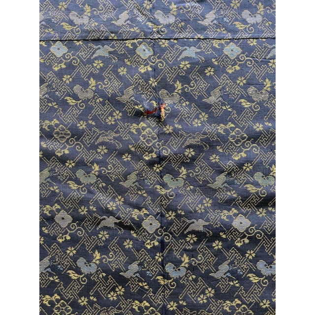 Japonisme Japanese Monastery Robe Patchwork Kesa with inscription Edo Period For Sale - Image 3 of 14