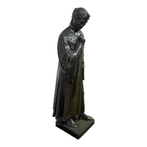Stunning Dante Alighieri Bronze Figure From the Devine Comedy