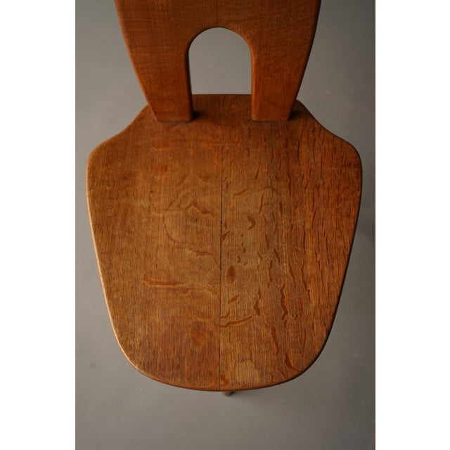 Mid-Century Italian Oak Side Chair, 1950s For Sale - Image 13 of 16