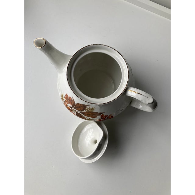 Ceramic Vintage Wood & Sons Alpine White Ironstone Tea Pot For Sale - Image 7 of 8