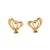 Tiffany and Co. Tiffany & Co. Elsa Peretti 18k Yellow Gold Large Open Heart Clip on Earrings, A Pair For Sale - Image 4 of 7