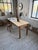 Pine and Oak Farmhouse Table, 1950s For Sale - Image 10 of 18