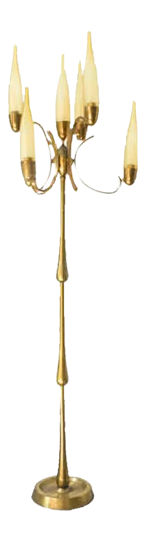Vintage Italian Floor Lamp by Angelo Lelli for Arredoluce, 1950s