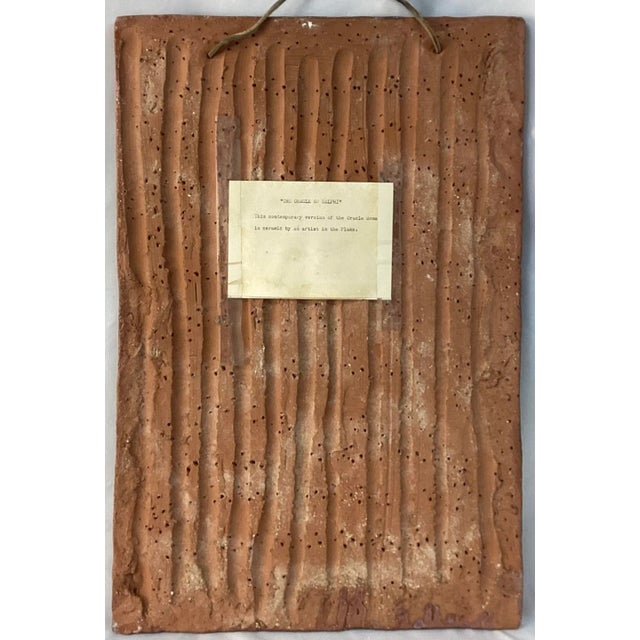 Animal Skin Oracle of Delphi Ceramic Wall Art For Sale - Image 7 of 9