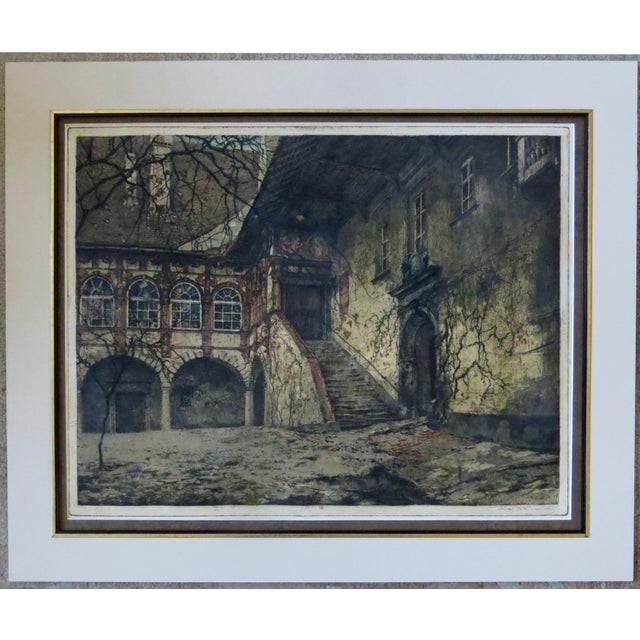 Paper Luigi Kasimir, Schallaburg Castle, circa 1930 For Sale - Image 7 of 12