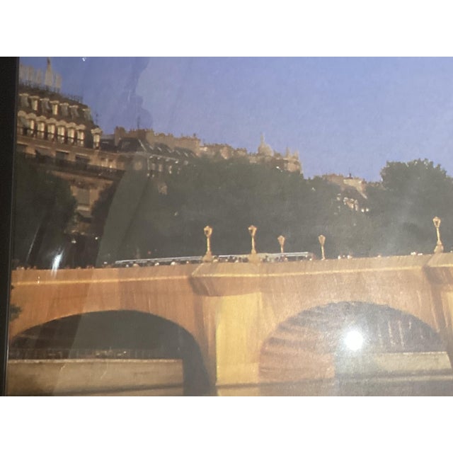 Christo, Offset the Pont Neuf Wrapped, 1970s, Paper, Framed For Sale - Image 11 of 12