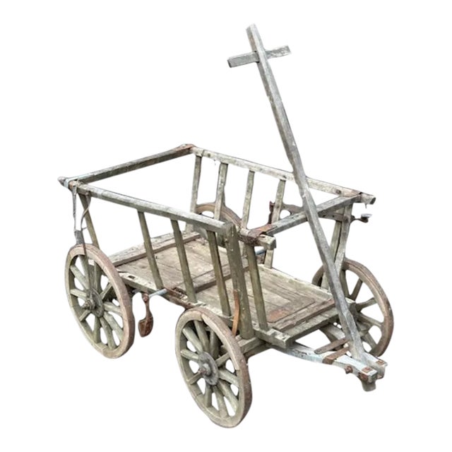 Antique European Goat Cart For Sale