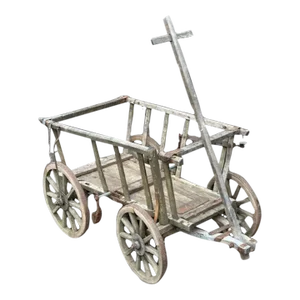 Antique European Goat Cart Wagon